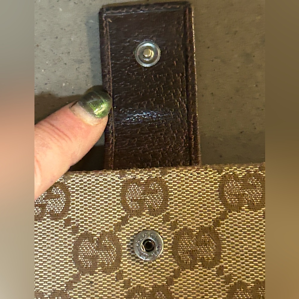 GUCCI Monogram Eclipse Continental Wallet Off White GUC - Picture 15 of 15